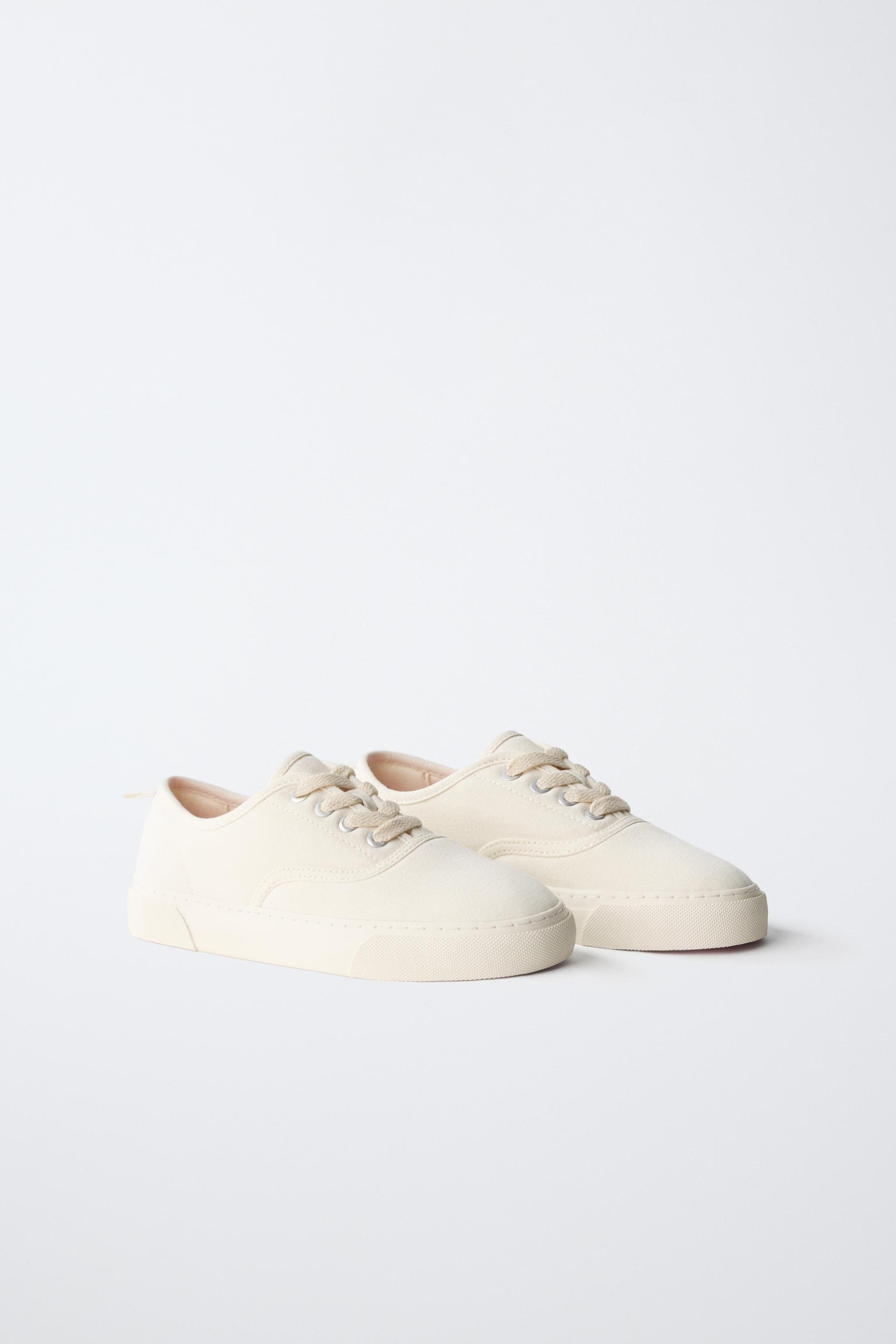 Детские кроссовки Zara CASUAL LACE-UP SNEAKERS — фото 2