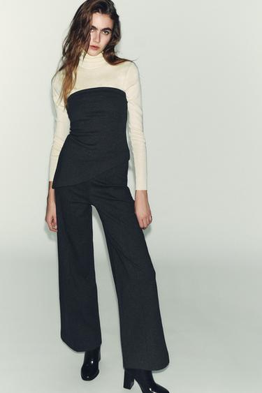 SOFT BANDEAU TOP - Grey by Zara