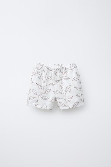 BERMUDA BRODÉ - Beige clair de Zara - Image 0