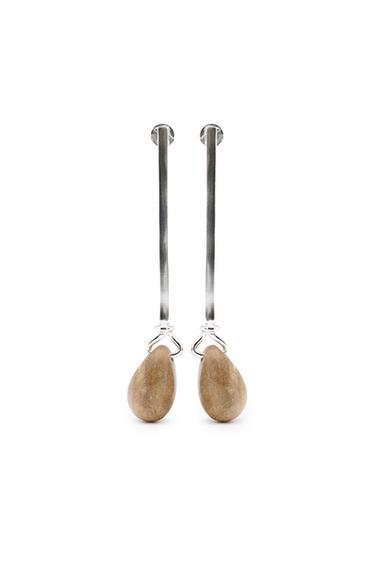Seed dangle earrings - LIMITED EDITION — Silver 1
