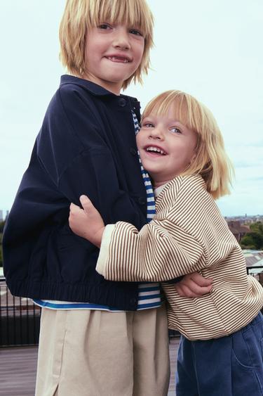 ZARA TIMELESS - БРЕЗЕНТ КУРТКА - Теңіз Zara компаниясынан