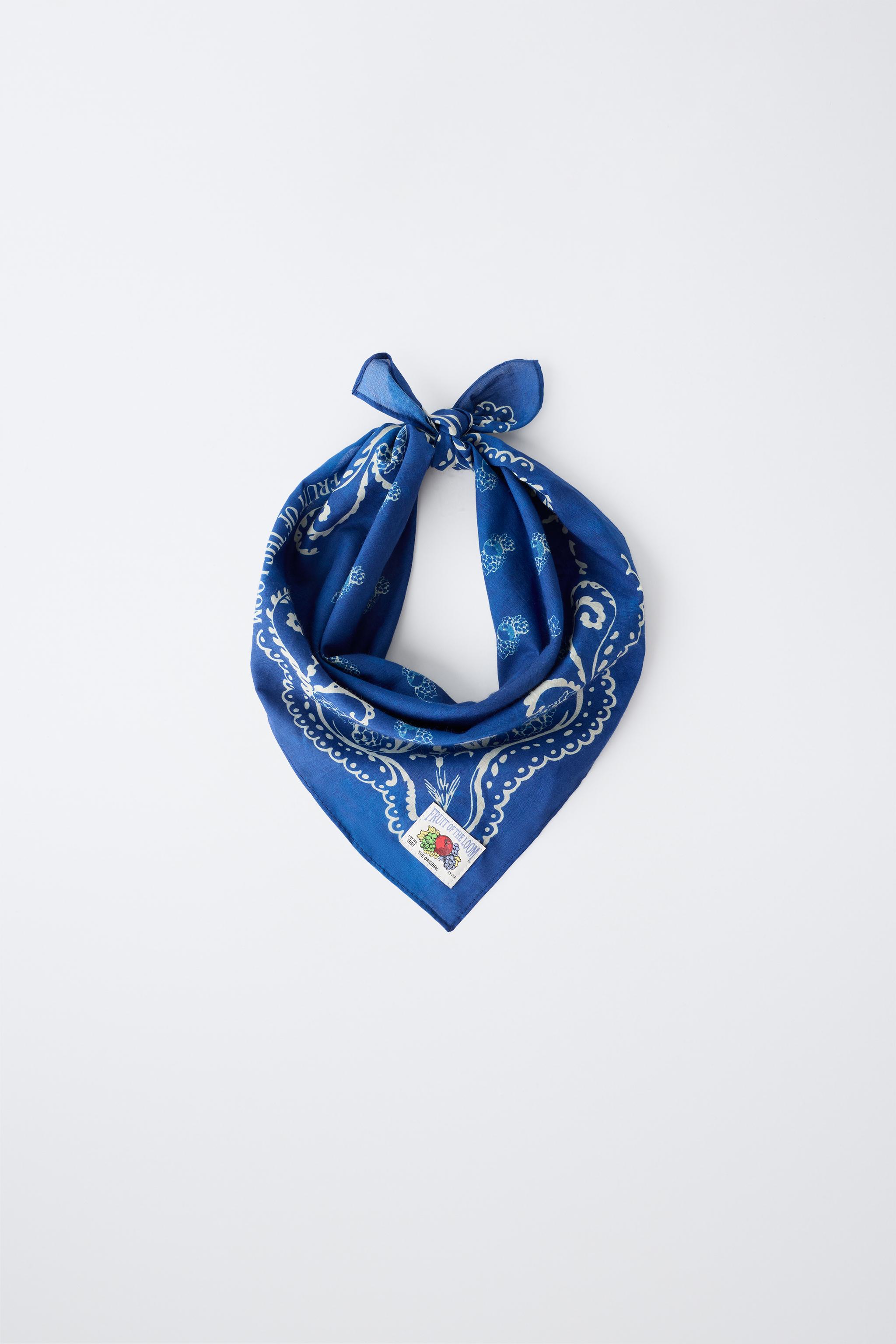 BANDANA IMPRIMÉ CACHEMIRE ÉTIQUETTE FRUIT OF THE LOOM™