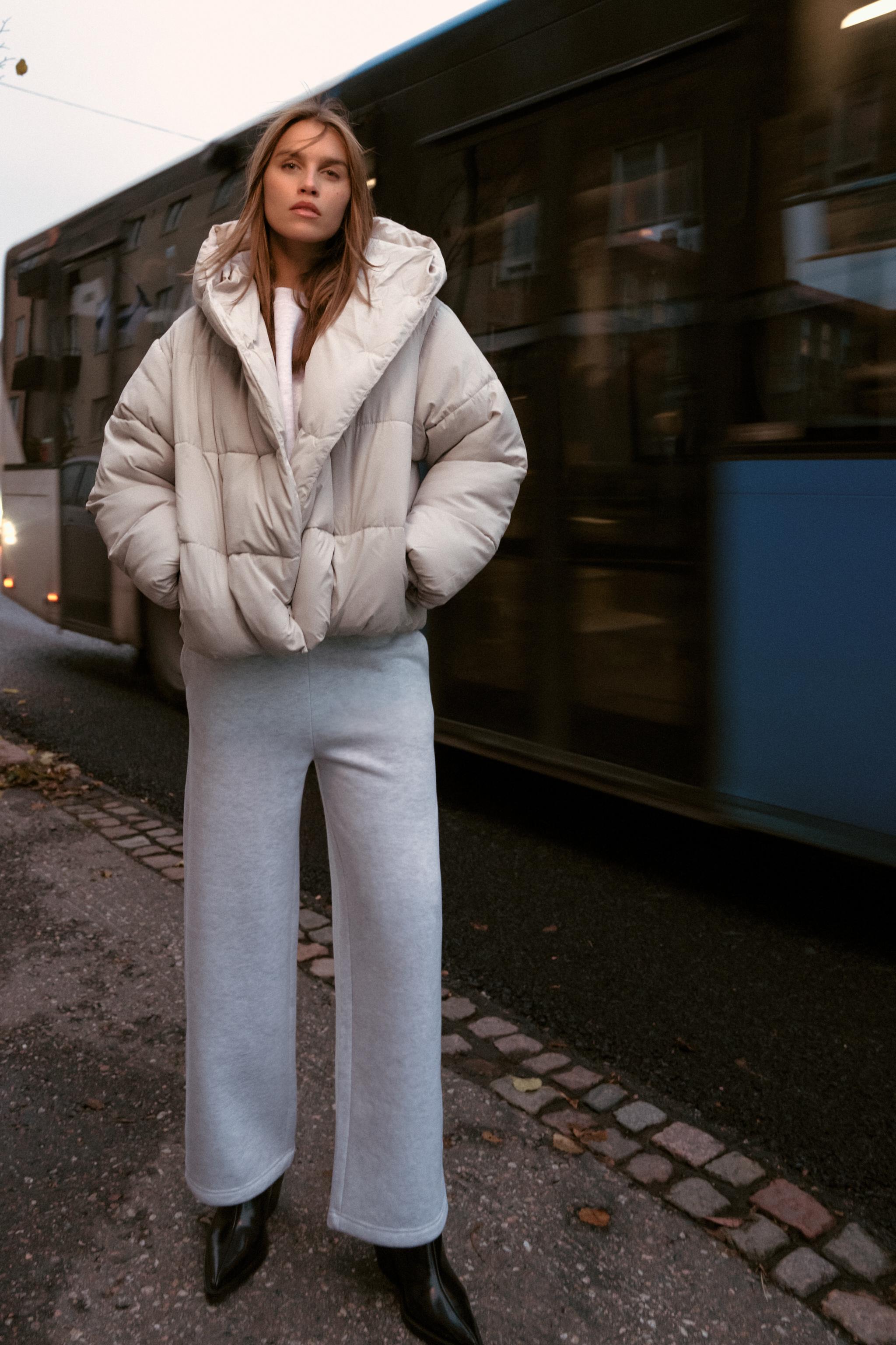 WATER REPELLENT HOODED PUFFER ANORAK