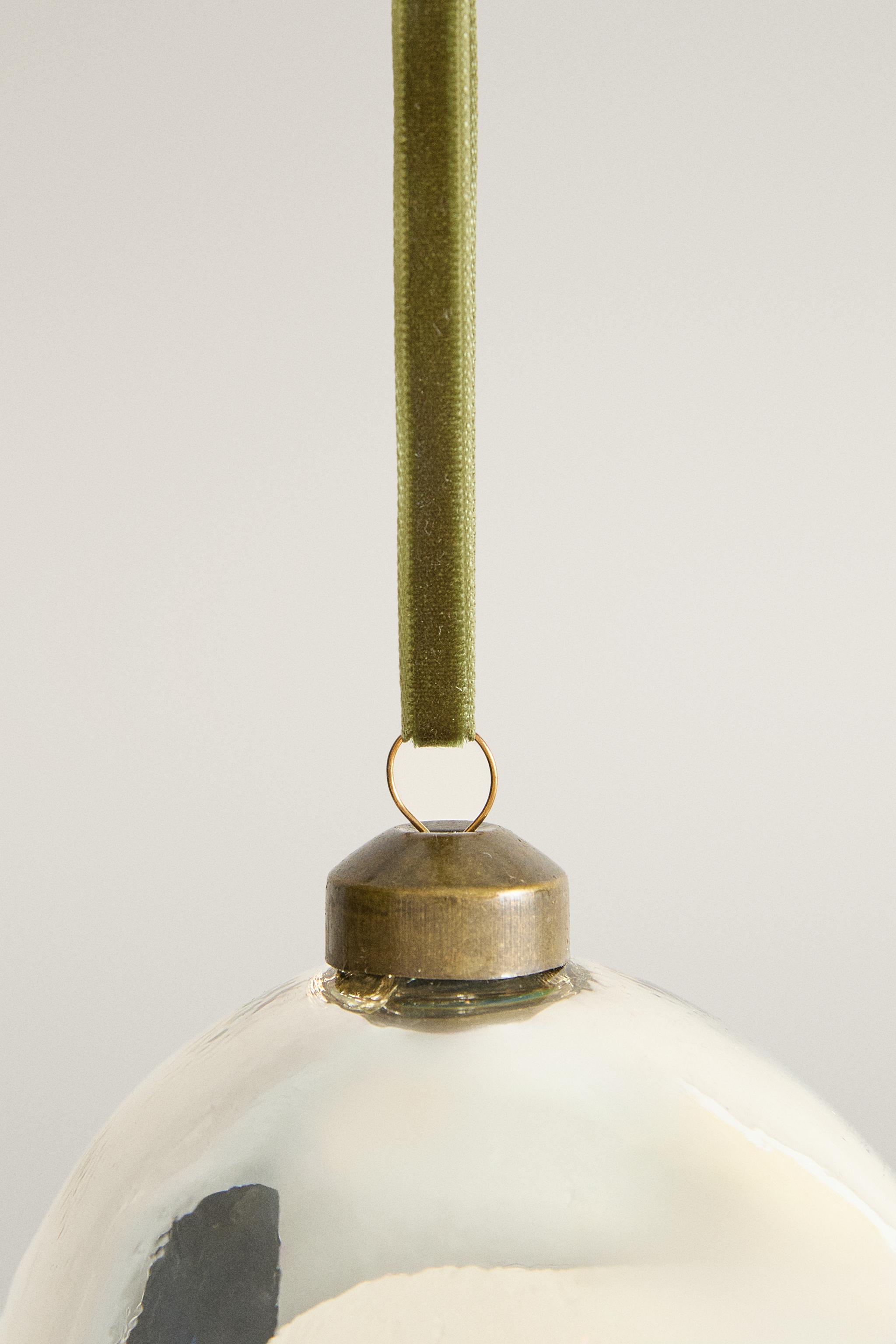 DÉCORATION SAPIN DE NOËL BOROSILICATE BOULE IRRÉGULIÈRE