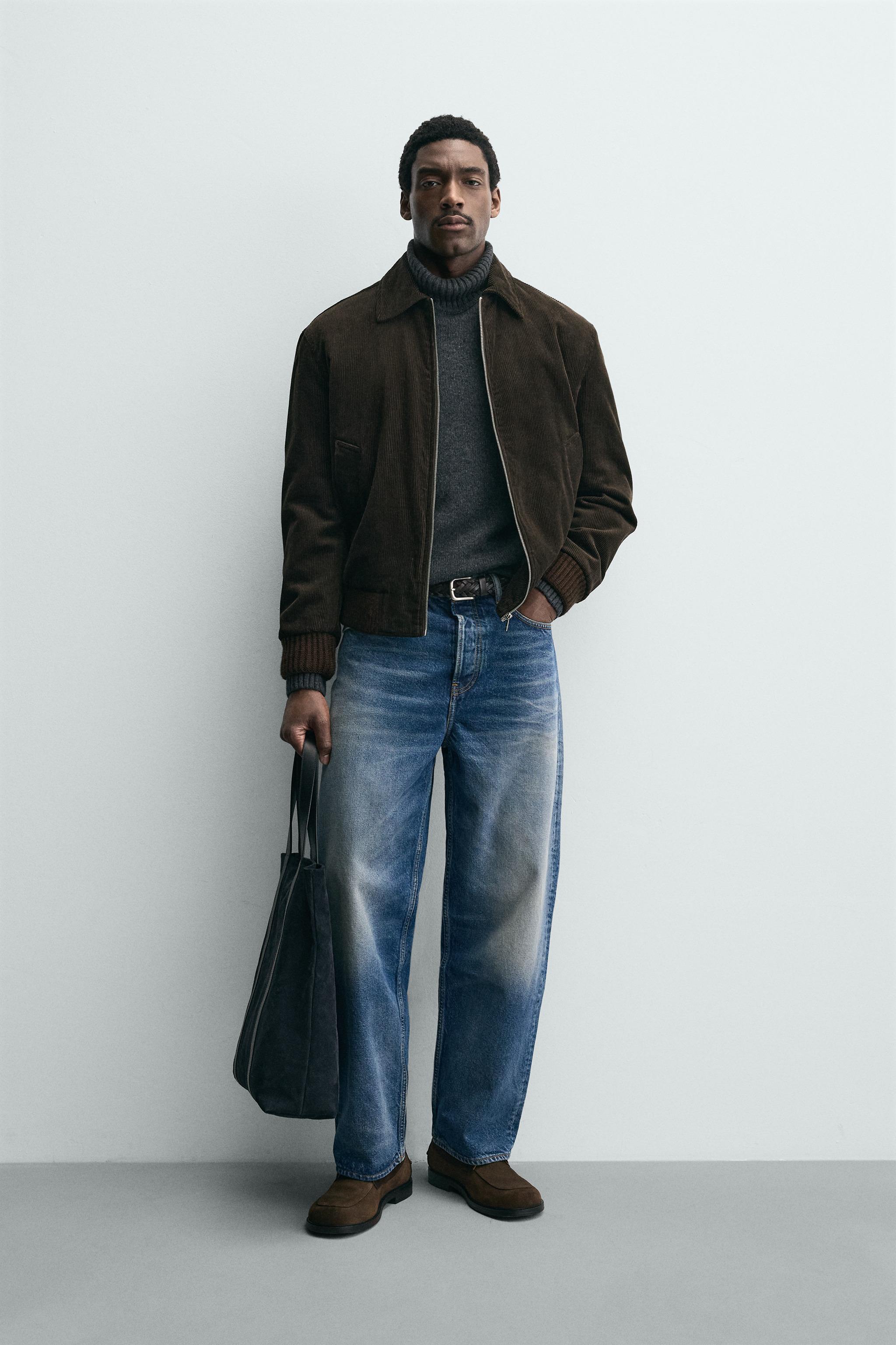 CORDUROY QUILTED JACKET - Brown | ZARA Spain