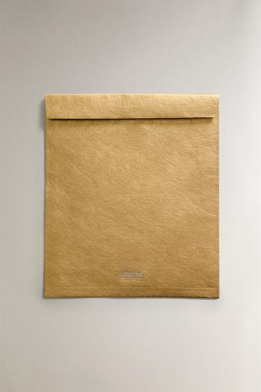 SACO PRESENTES PAPEL DOURADO NATAL - Dourado da Zara - Imagem 0