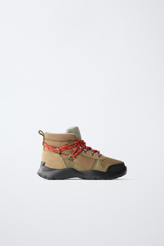 TREKKING BOOTS - Khaki Green by Zara - Image 0