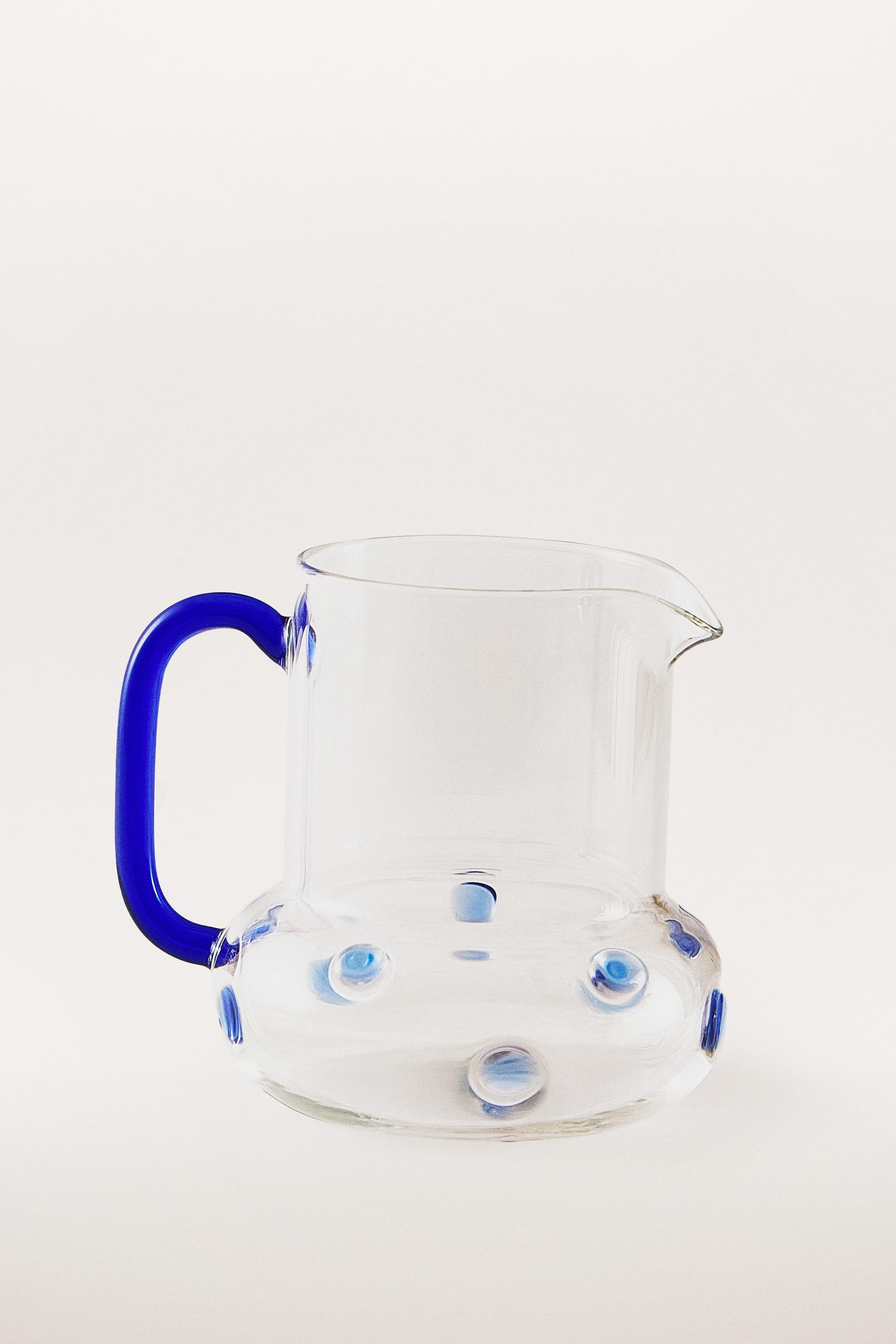 BOROSILICATE GLASS BUBBLE PITCHER
