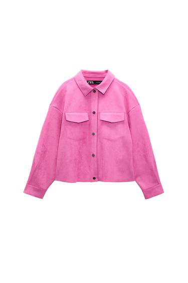 CHAQUETA EFECTO ANTE