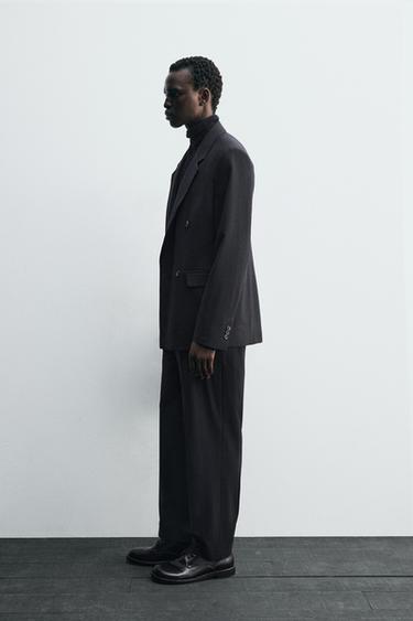 COSTUME À RAYURES AVEC LAINE -  de Zara - Image 1