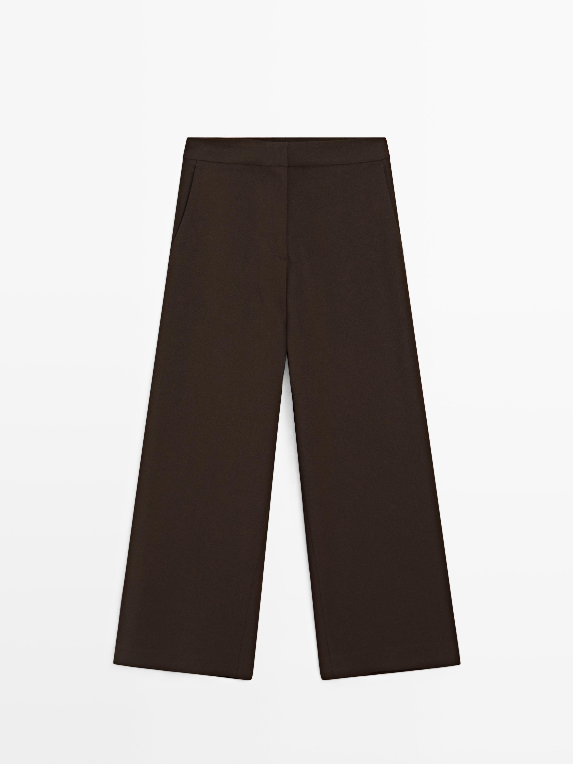 Formal wide-leg trousers