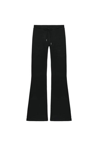 შარვალი INTERLOCK FLARE - Zara-ს Black