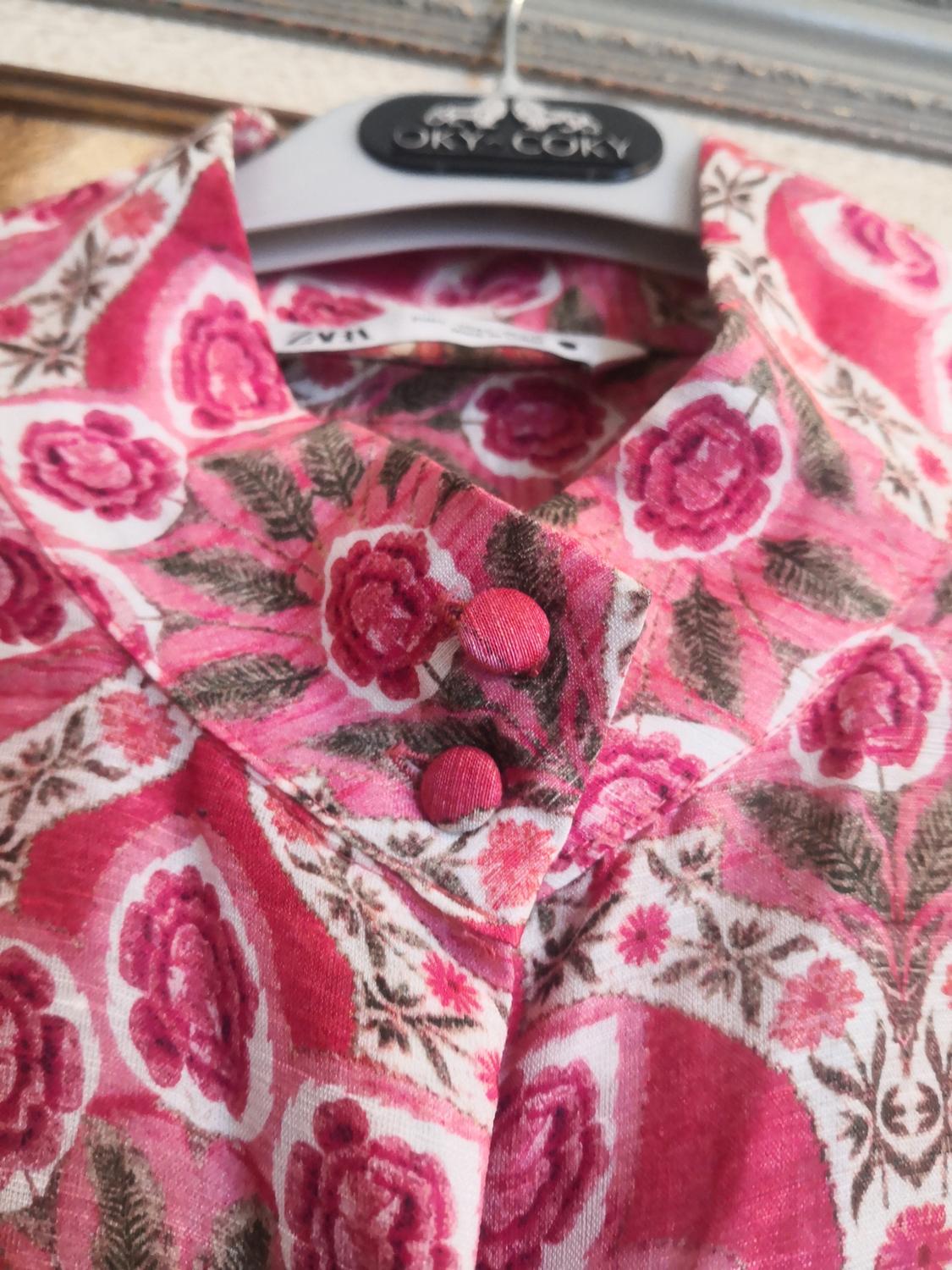 PRINTED MIDI DRESS - Image 5