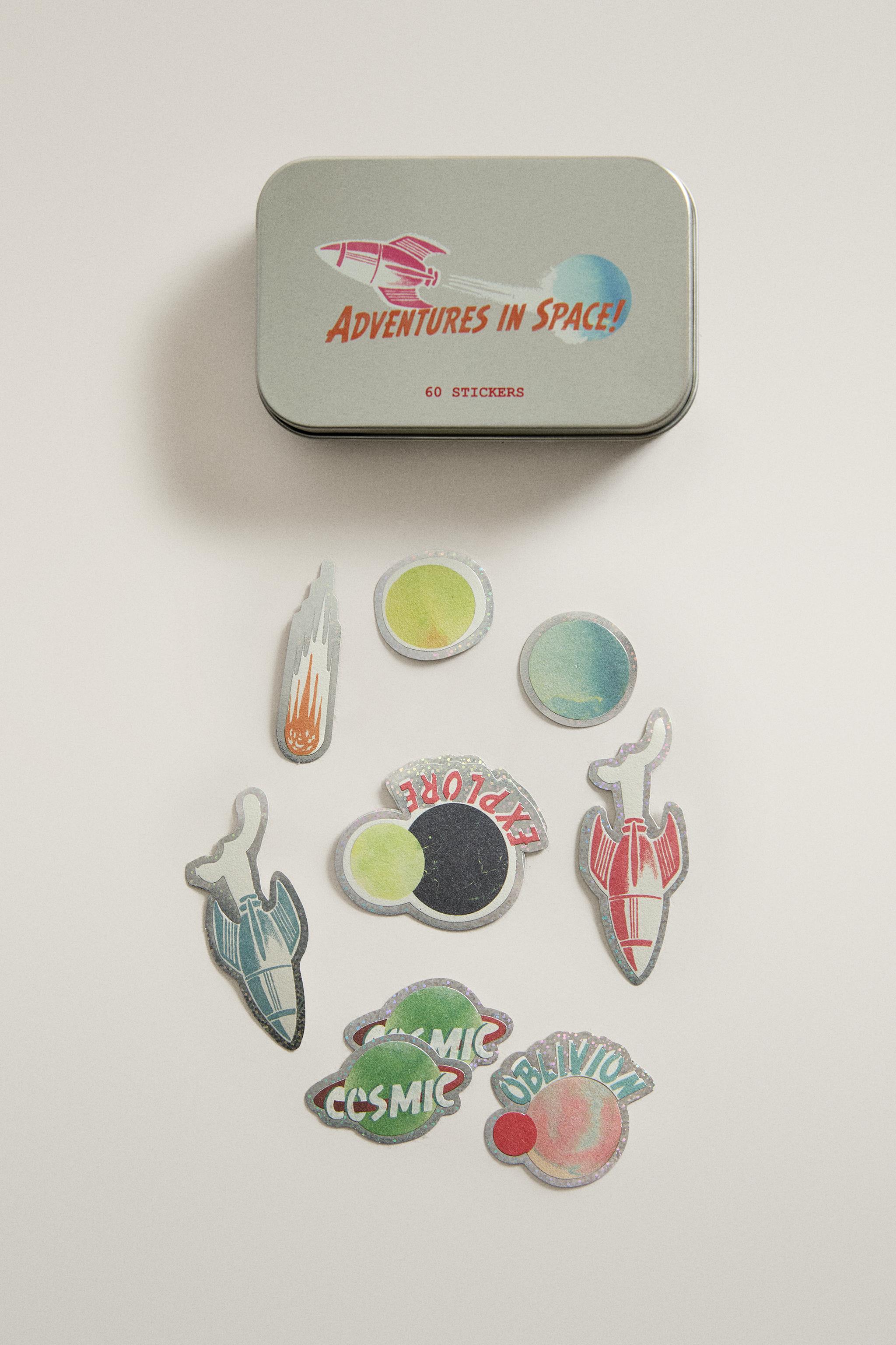 KIDS' GLOW-IN-THE-DARK SPACE STICKERS
