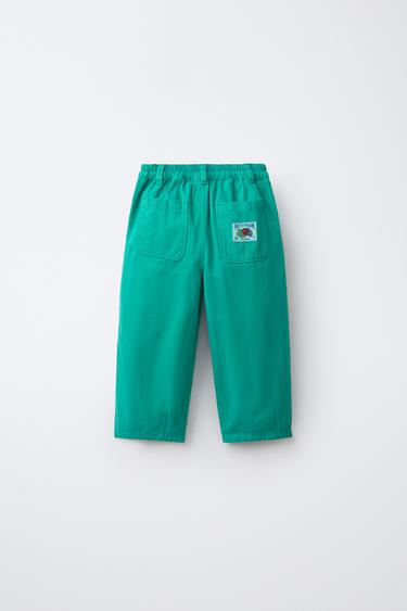 FRUIT OF THE LOOM™ BALLOON PANTS — Mid-green 2