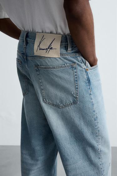 JEANS BAGGY FIT © OTIS KWAME KYE QUAICOE - أزرق فاتح الخاص بـ Zara