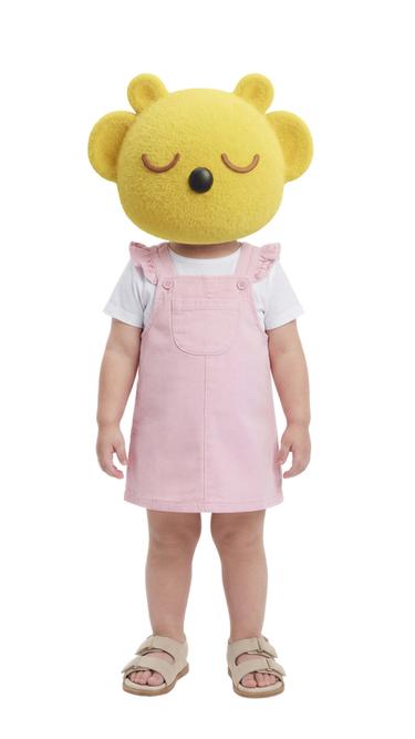 ツイルジャンパースカートミディアムピンクZaraのツイルジャンパースカート - ミディアムピンク