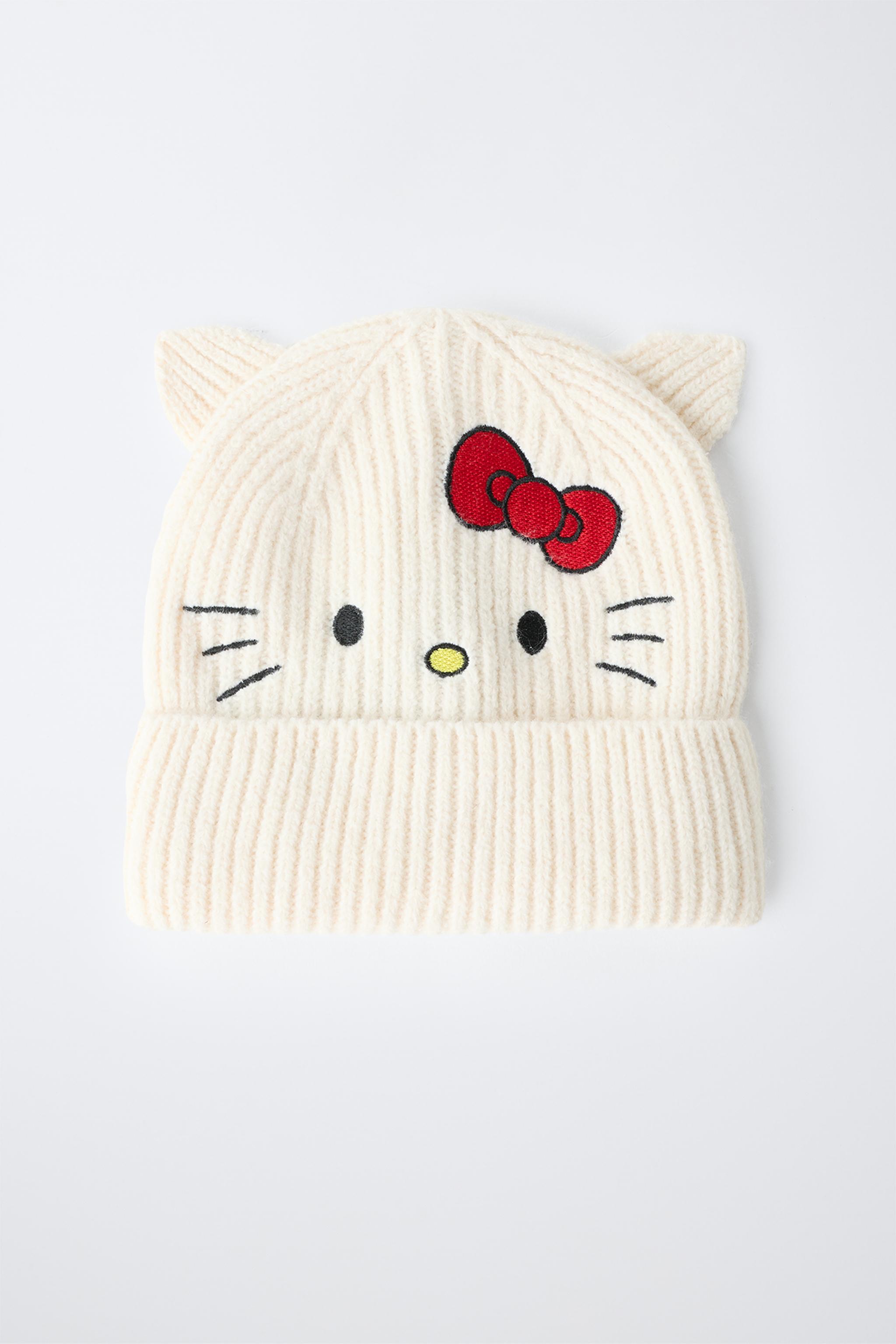 HELLO KITTY © SANRIO EMBROIDERED KNIT BEANIE