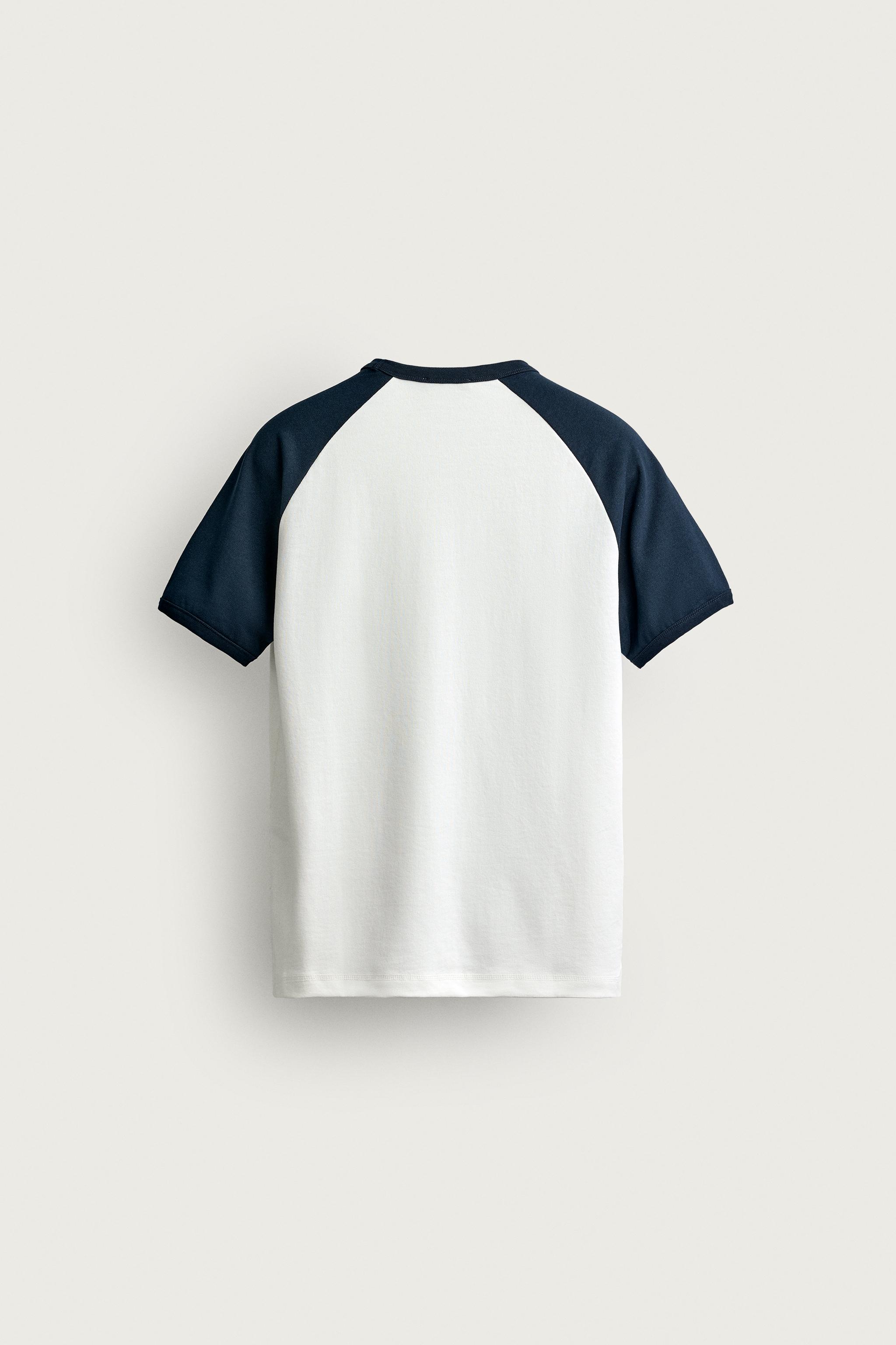 COLOR BLOCK RELAXED FIT T-SHIRT