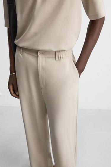 PANTALON STRAIGHT FIT - Vison de Zara - Image 4
