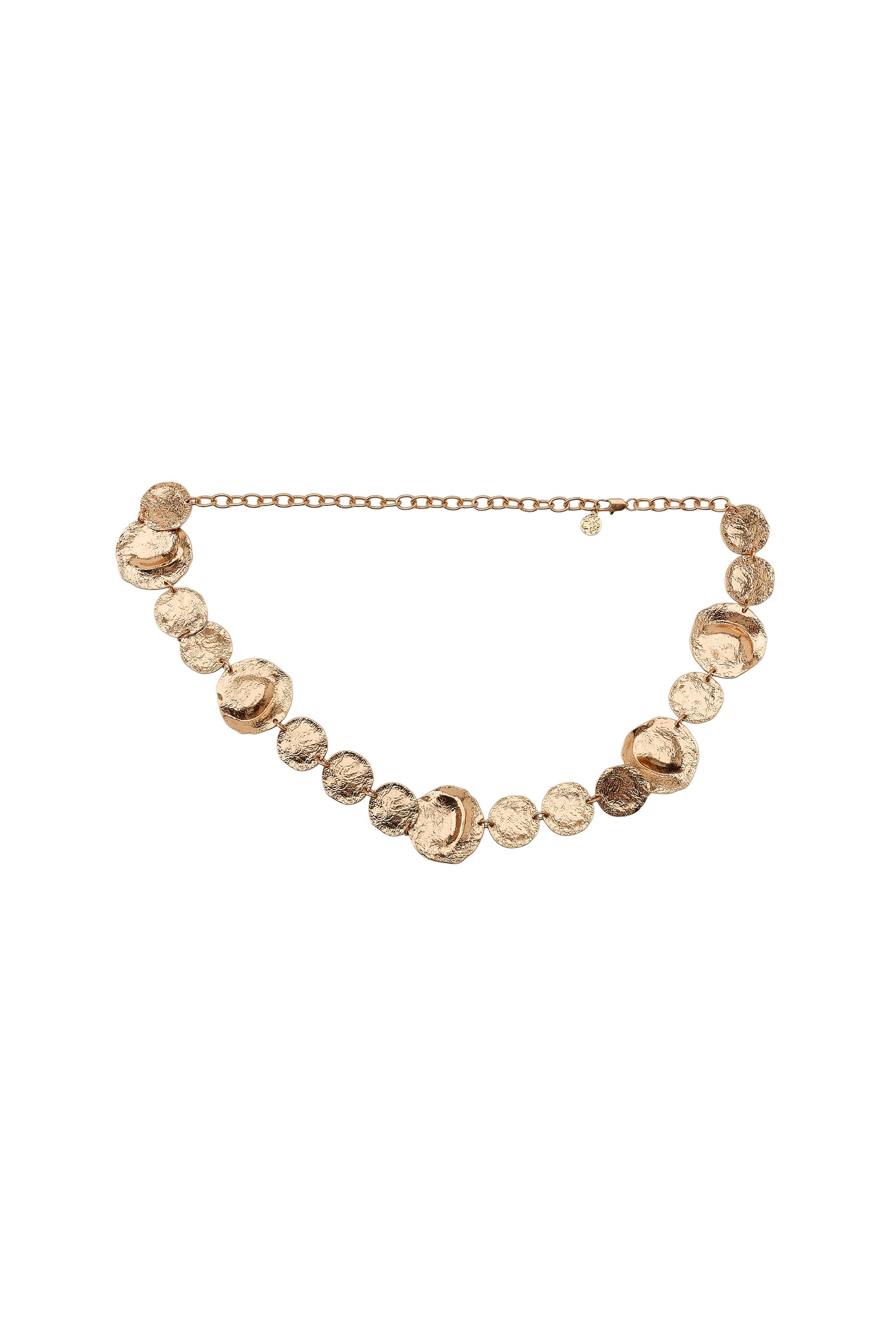 NWOT. Zara Golden Metal Circle Belt. METAL MEDALLION BELT - Golden | ZARA United States main image 2