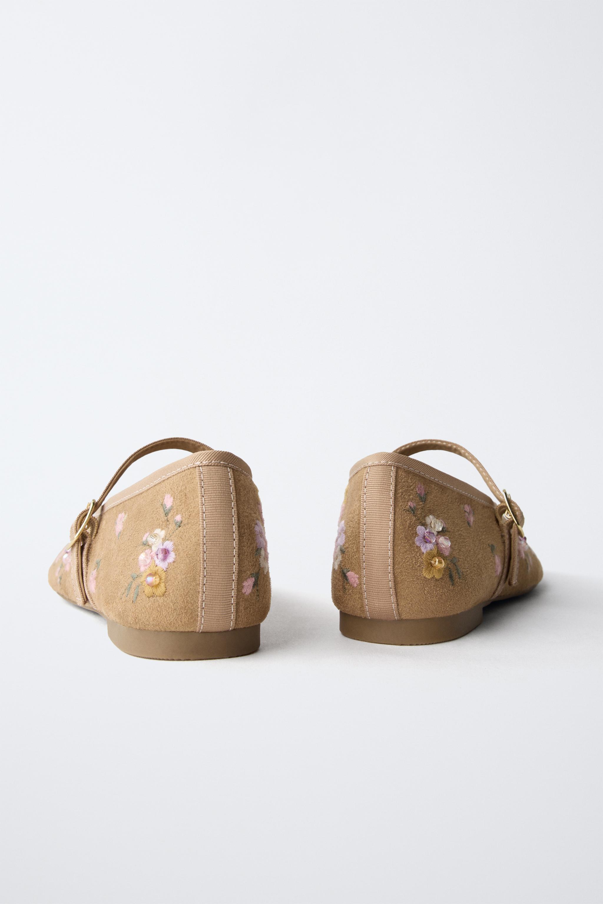 BALLERINES BRODÉES FLEURS