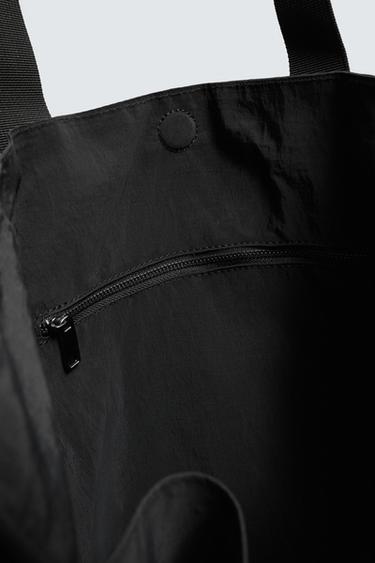 TECHNICAL TOTE BAG - Black by Zara - Image 5
