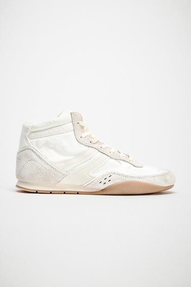 BOTÍN DEPORTIVO - Blanco de Zara