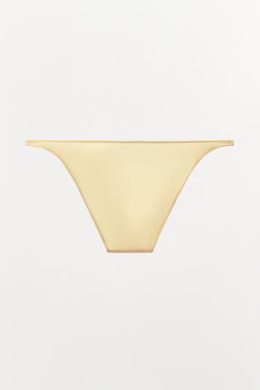 CLASSIC LACE BRIEFS - Yellow by Zara - Image 3