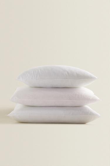 FEATHER CUSHION INSERT COTTON COVER - White by Zara - Image 5