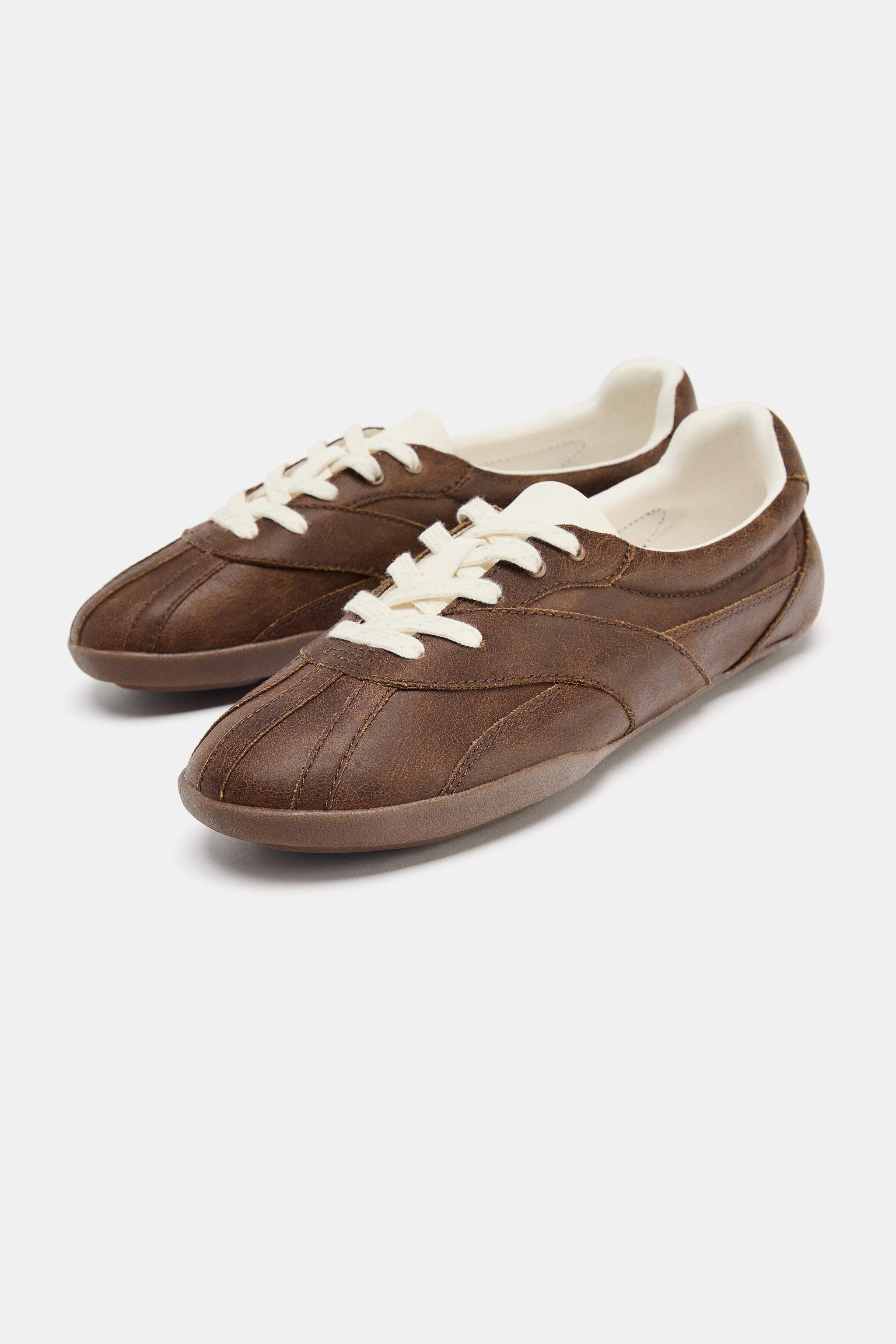 SNEAKERS - Brown | ZARA Canada