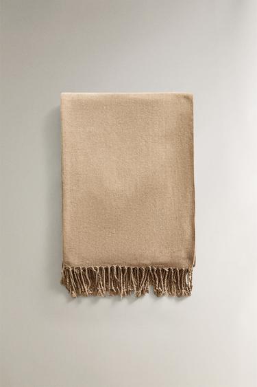 CHENILLE BLANKET — Sand 1