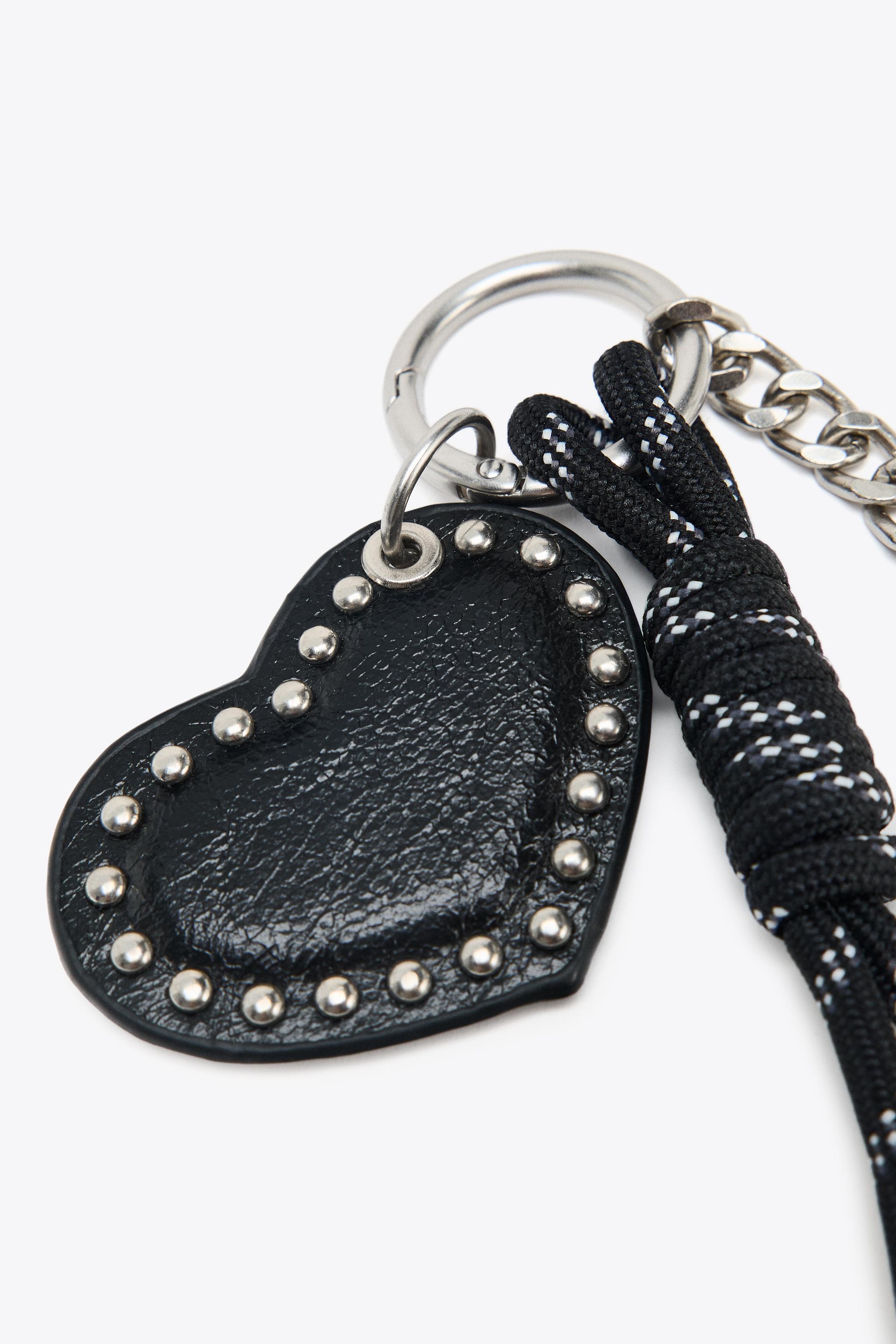 ★BLACKPURPLE★ Signature Cat Heart Charm KeyringBrown BP25S s-l400.jpg