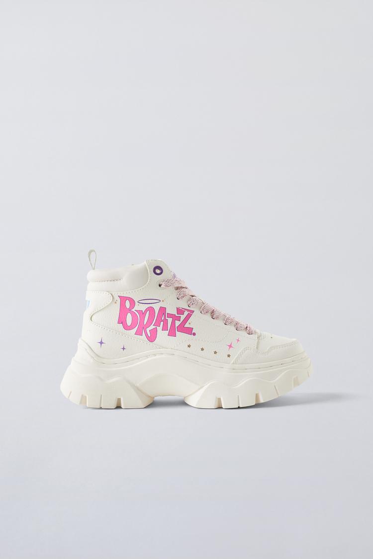 BRATZ © HIGH-TOP SNEAKERS White ZARA South Africa