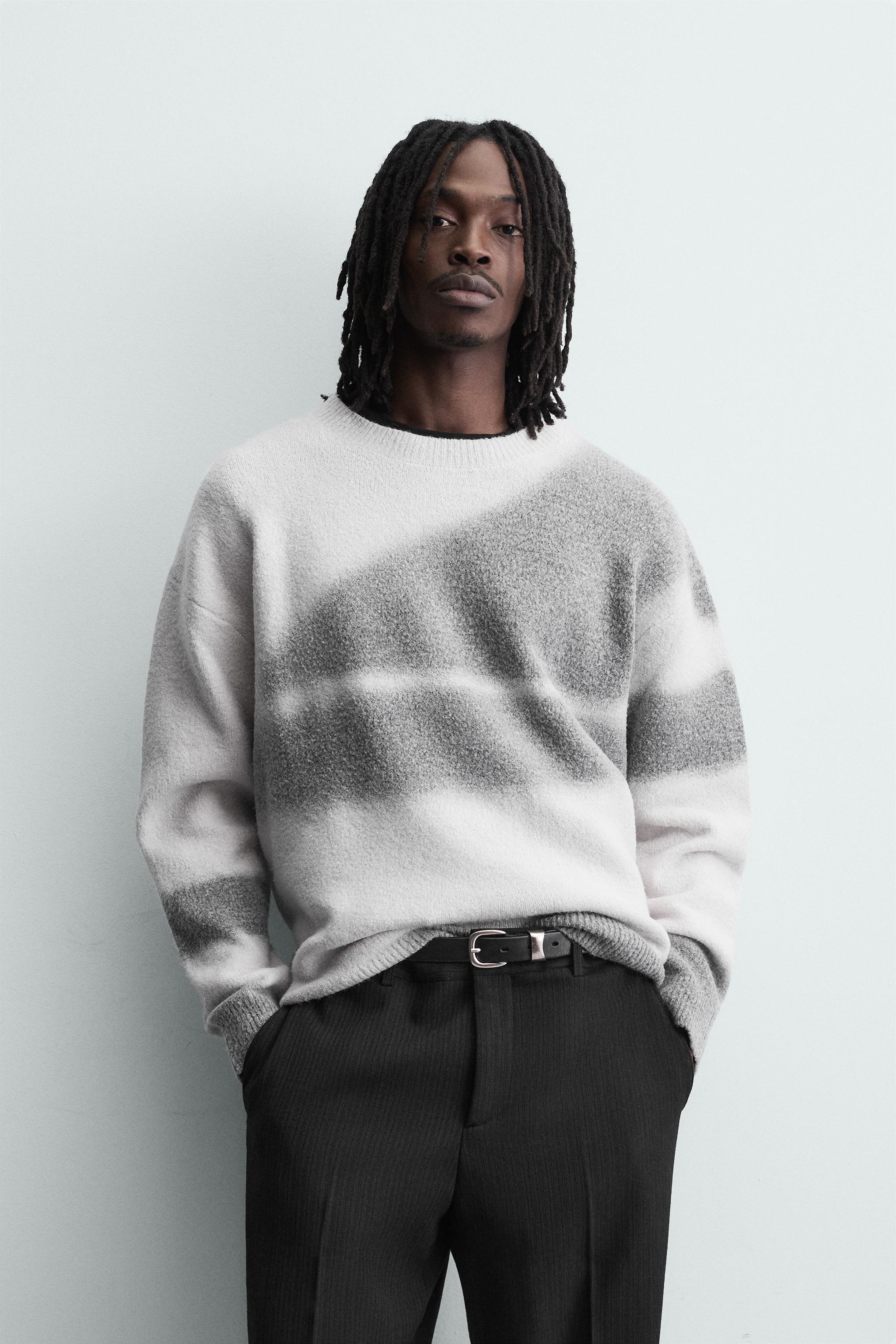 SPRAY EFFECT PRINT JUMPER