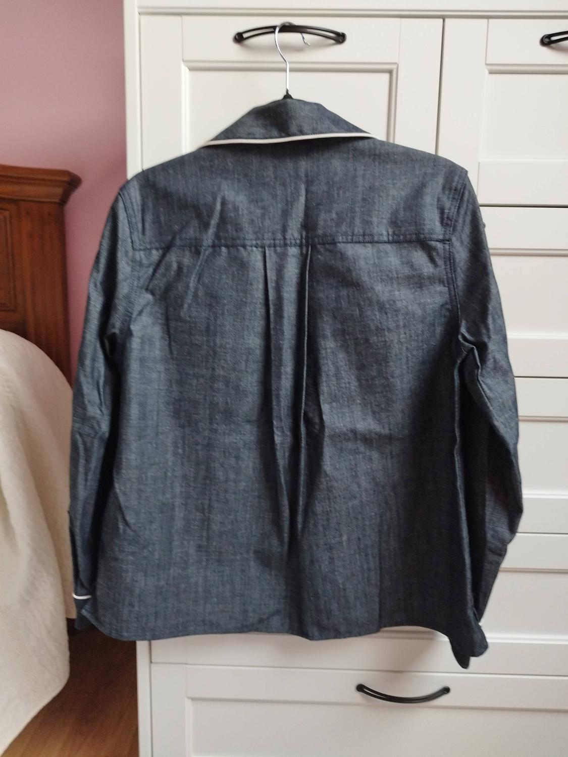 ZW COLLECTION DENIM SHIRT WITH TRIMS - Image 5