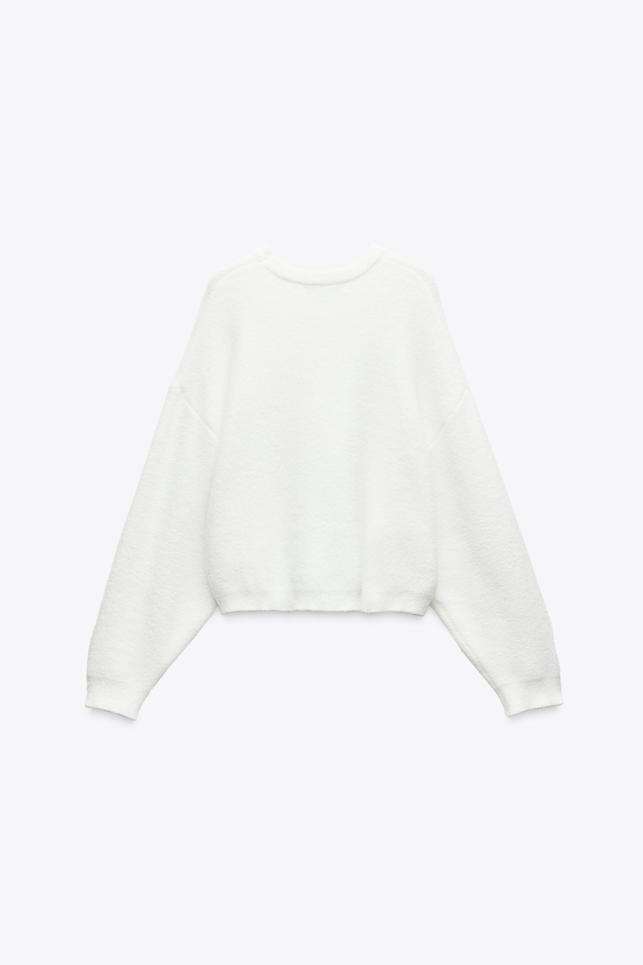 ソフトタッチニットセーター - ホワイト | ZARA Japan / 日本
