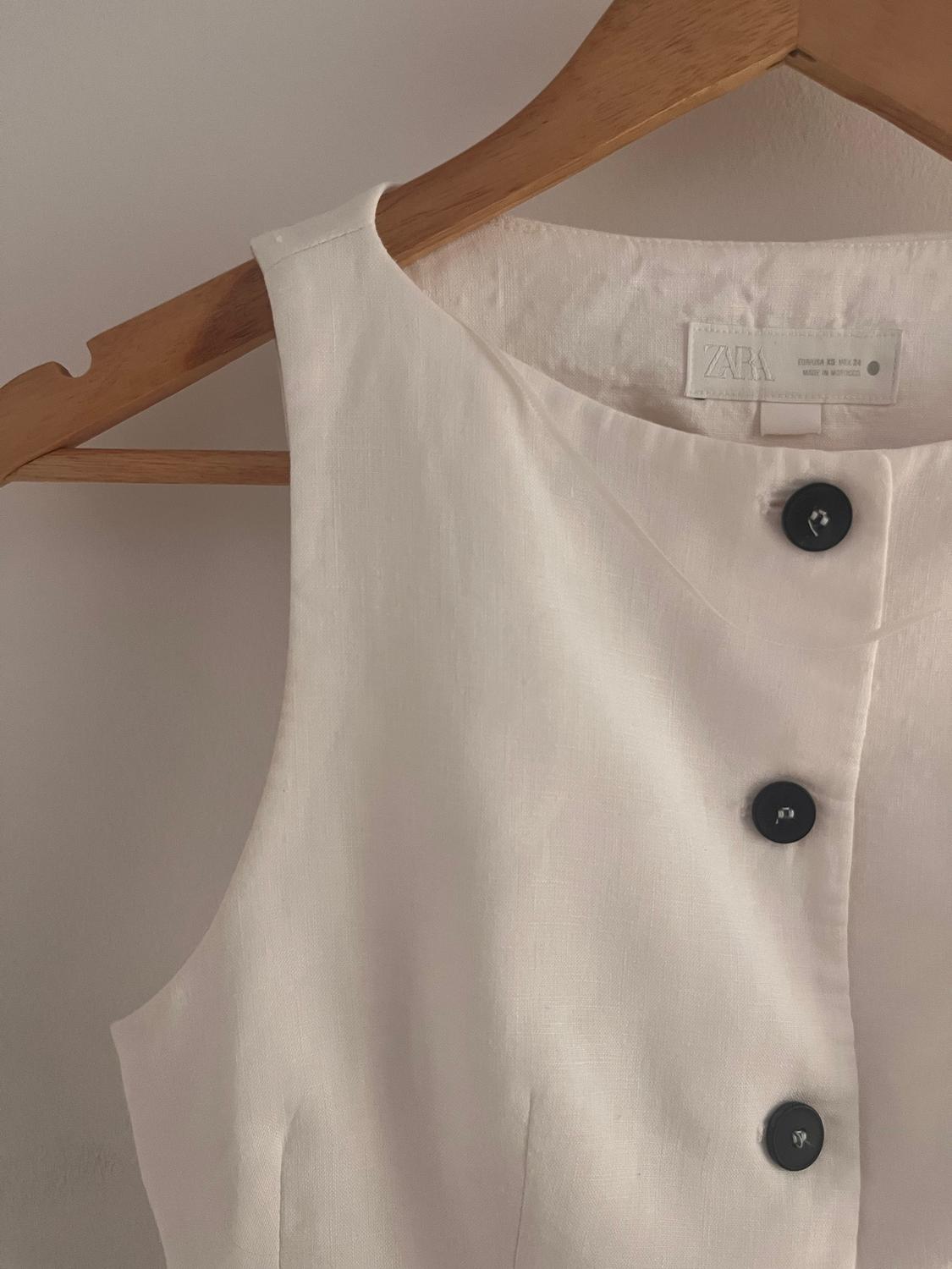 ΓΙΛΕΚΟ PEPLUM 100% ΛΙΝΟ ZW COLLECTION - Image 2