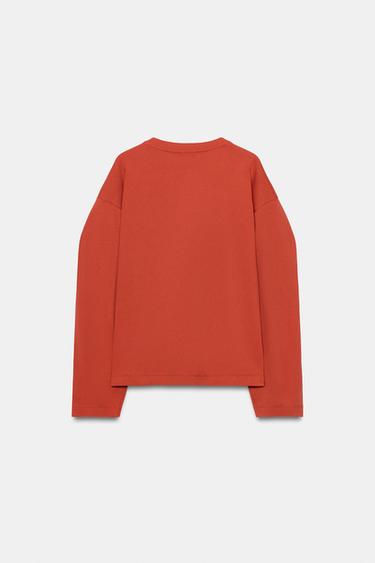 T-SHIRT INSCRIPTION ROMA - Rouge de Zara - Image 4