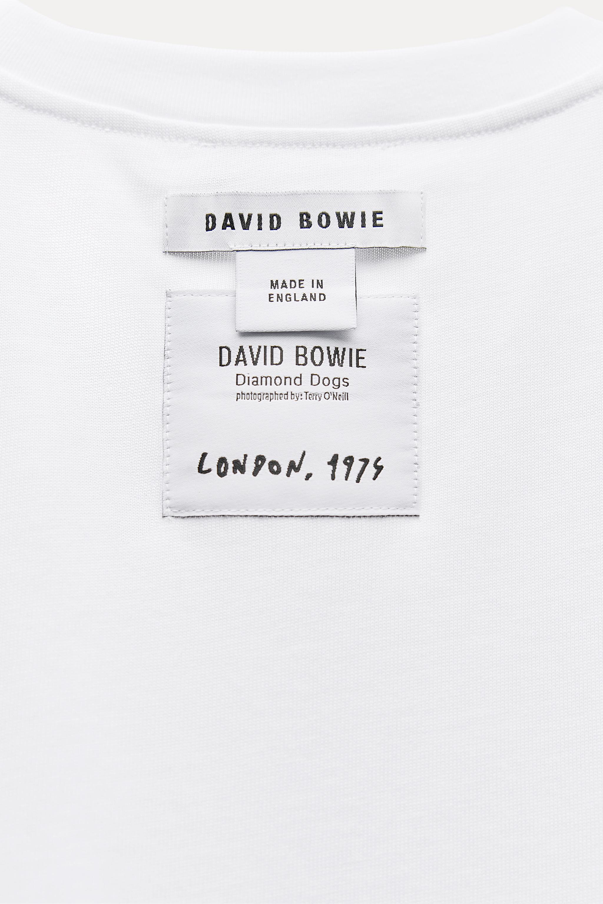 DAVID BOWIE PHOTOGRAPH T-SHIRT