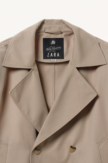 TRENCH COURT COUPE AMPLE WILLY CHAVARRIA X ZARA - Sable de Zara - Image 5