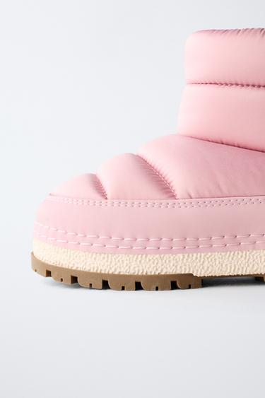 BOTTINES MÉTALLISÉES WATER REPELLENT - Rose de Zara - Image 5