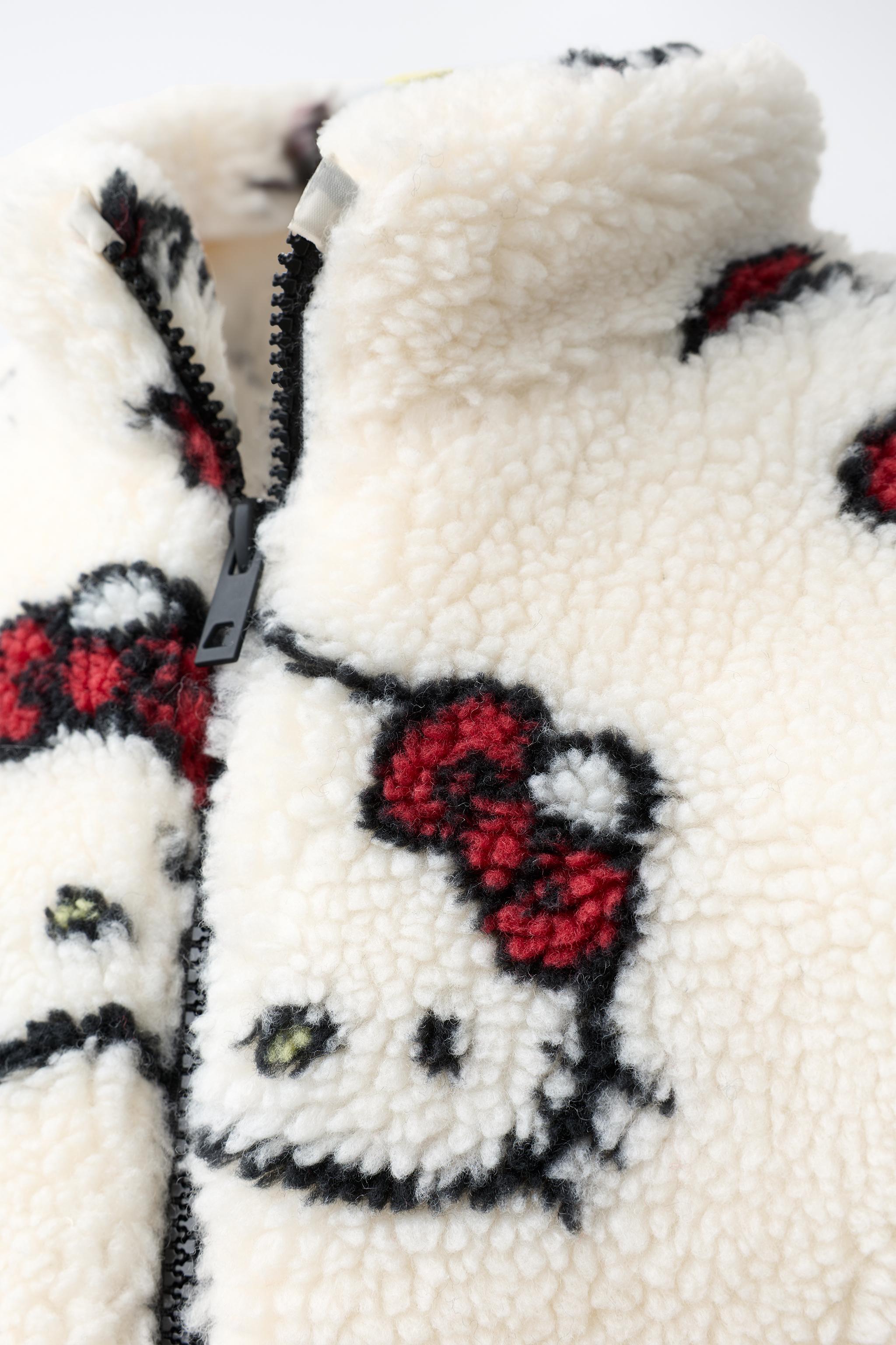 HELLO KITTY © SANRIO FAUX SHEARLING JACKET