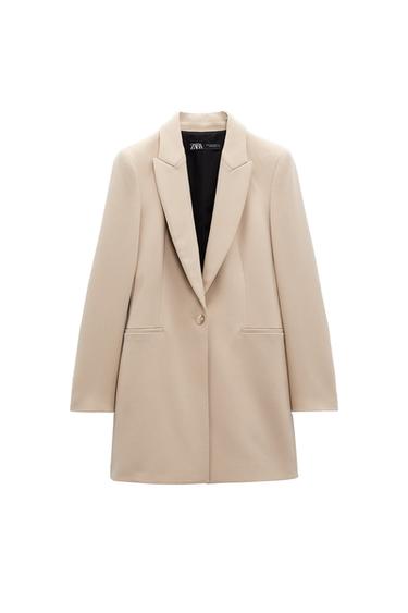BUTTONED LONGLINE BLAZER