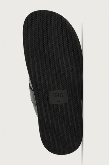 SANDALES À BRIDE - Noir de Zara - Image 6