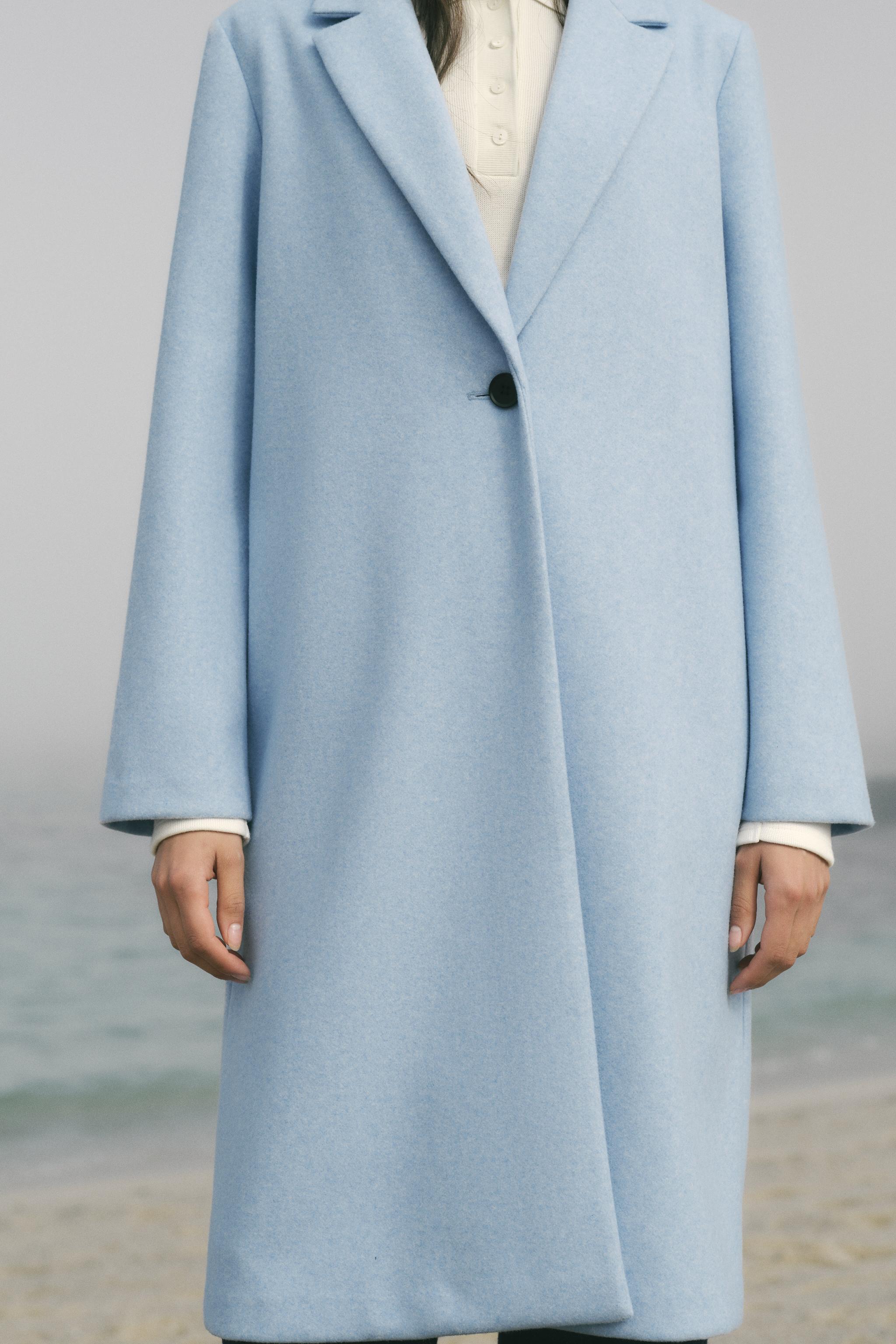 Blue Coats for Woman Explore our New Arrivals ZARA United Arab Emirates