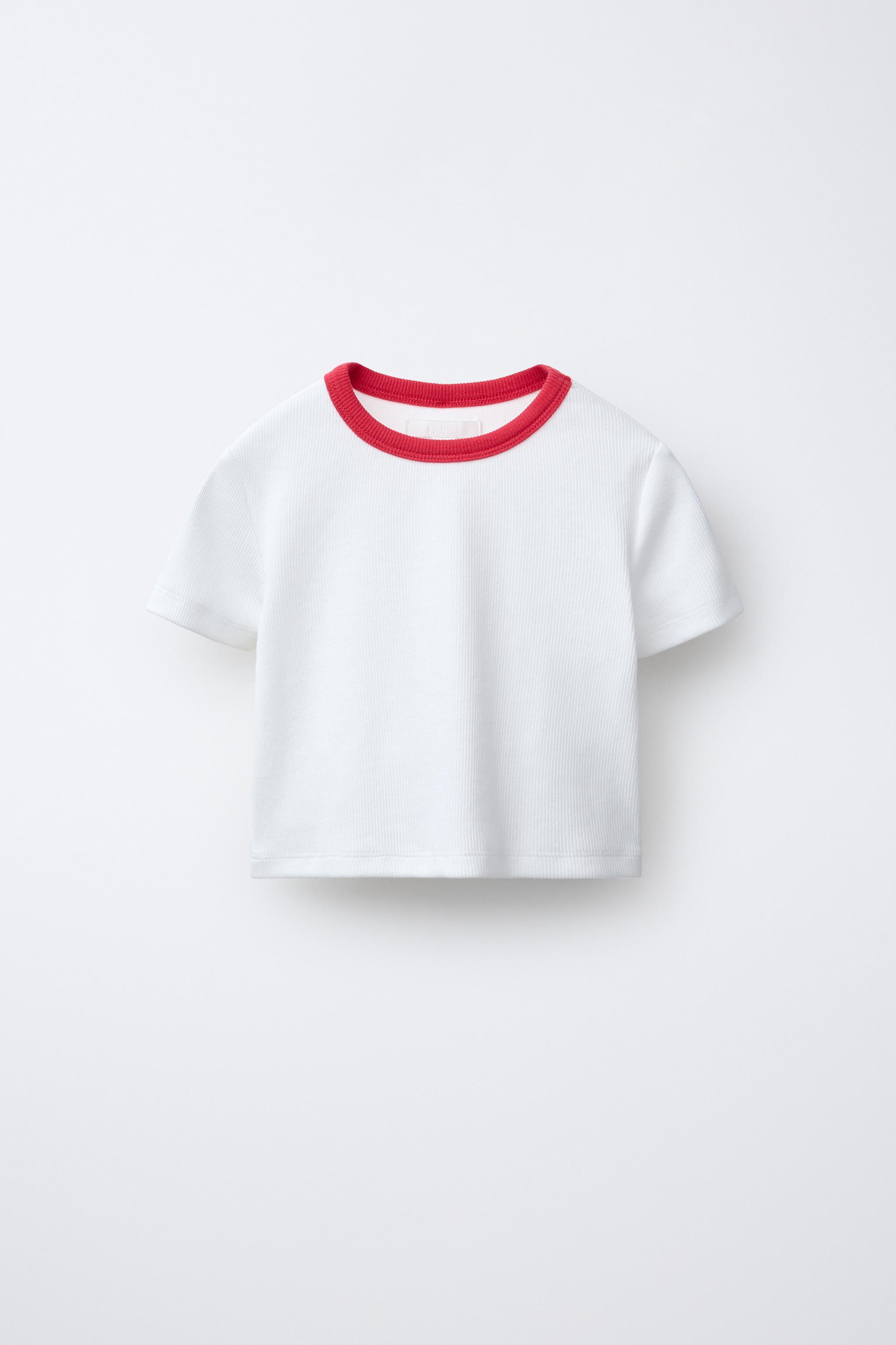 STRIPED SHIRT PACK WITH CONTRAST RIB T-SHIRT