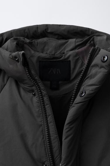 DOUDOUNE EN PLUME ET DUVET DÉPERLANTE - Gris anthracite de Zara - Image 6
