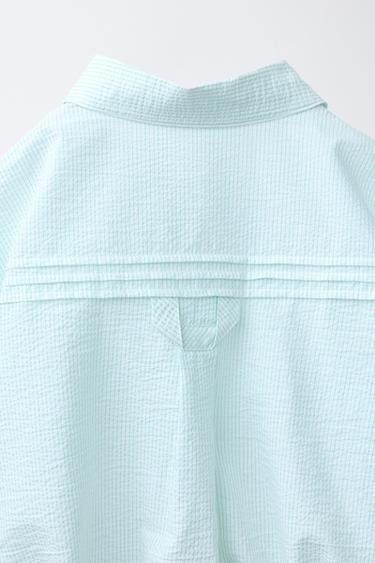 CHEMISE À RAYURES PENN © - Vert / Écru de Zara - Image 3