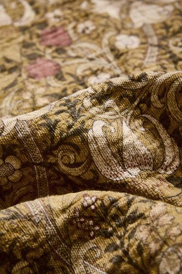 MANTA LINO MORRIS & CO. - Mostaza de Zara